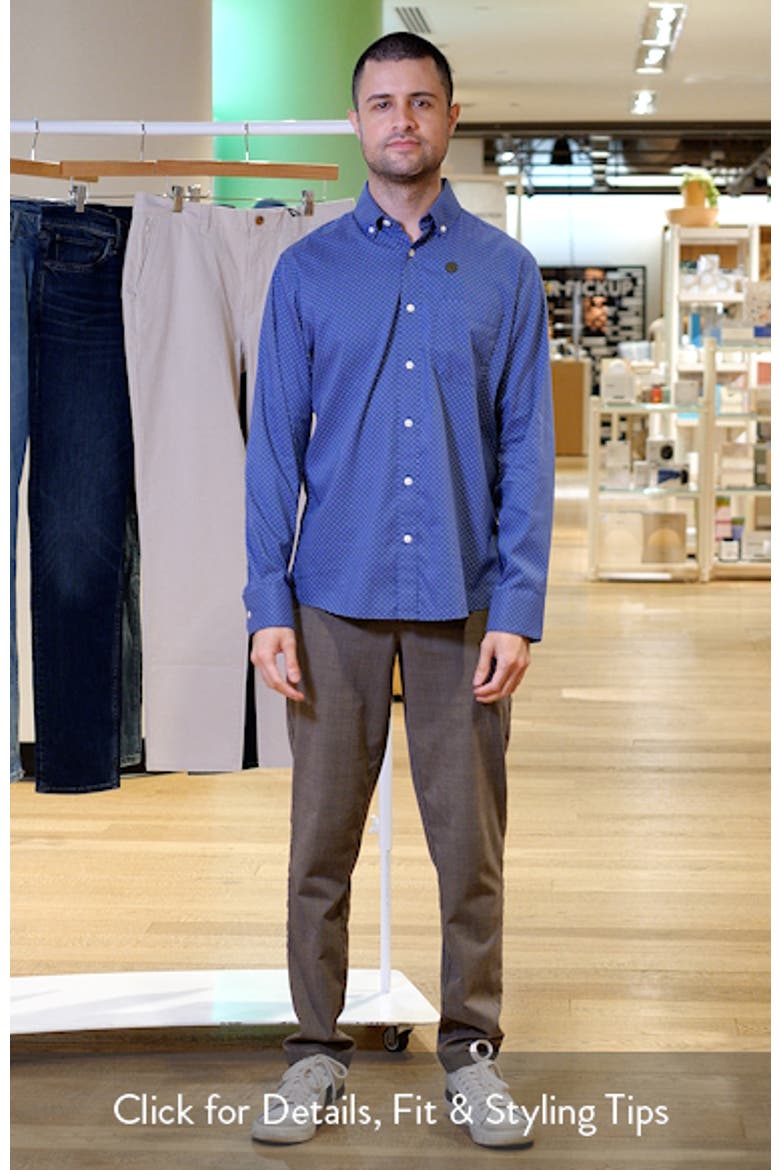 Kennedy Trim Fit Performance Button-Down Shirt video