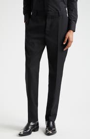 McQueen Wool Gabardine Cigarette Trousers