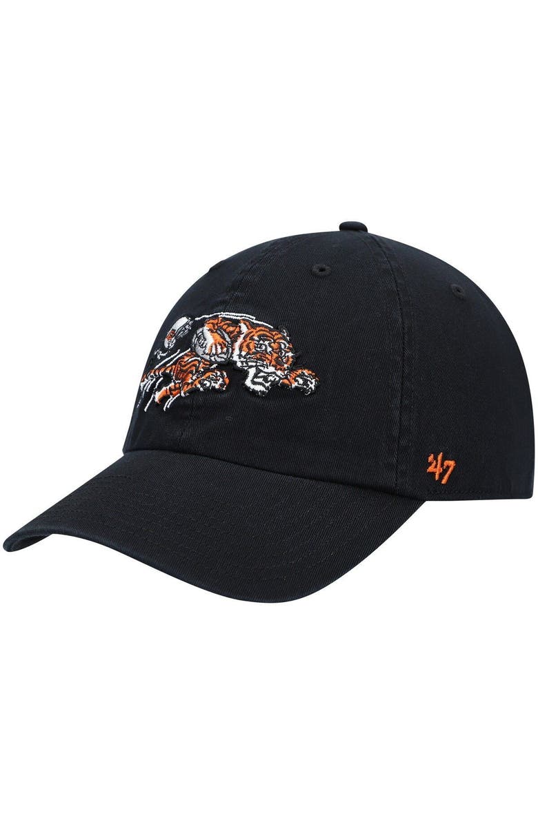 '47 Men's '47 Black Cincinnati Bengals Clean Up Legacy Adjustable Hat, Main, color, Black