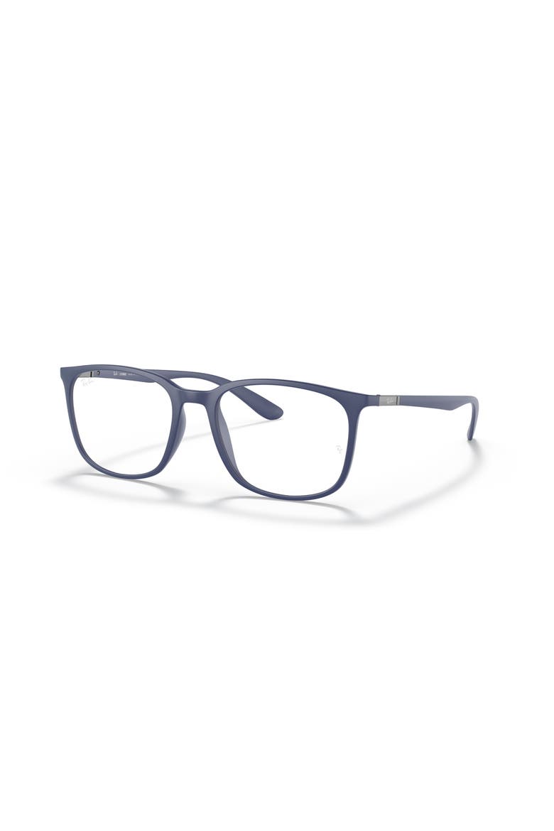56mm Square optical glasses, Main, color, Blue