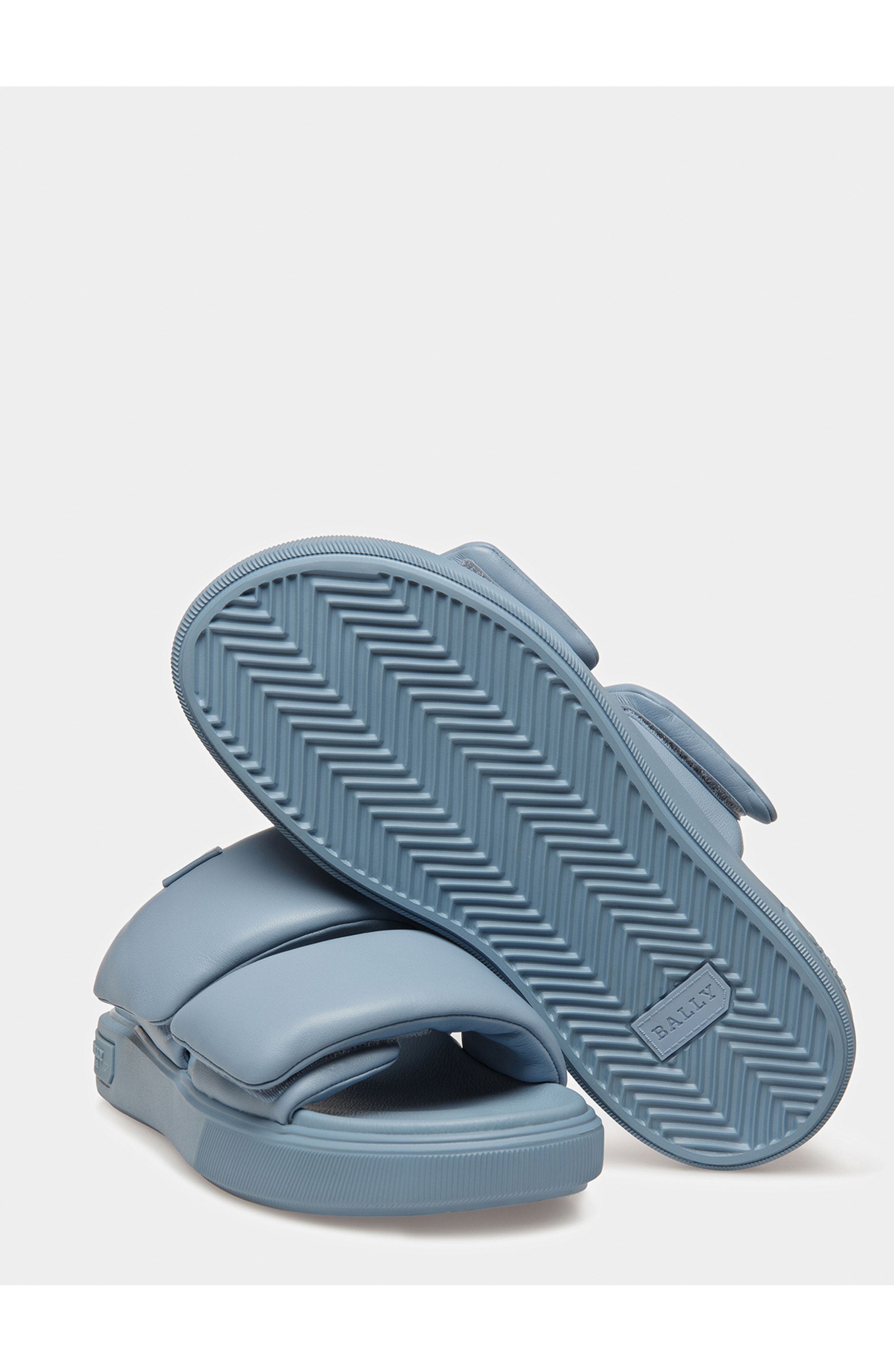 Bally Joey-W Leather Sandals, Alternate, color, Blue