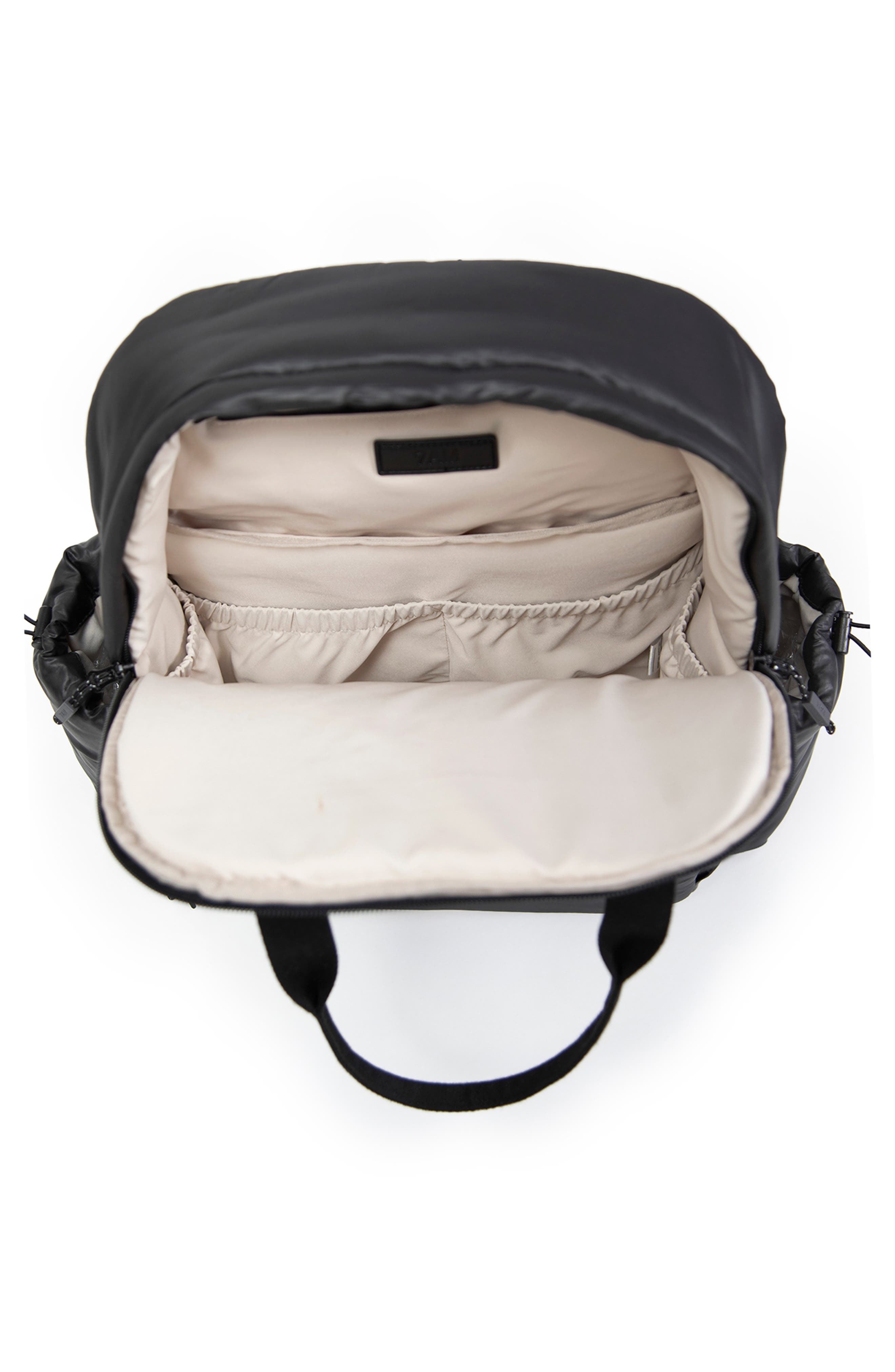 7 A.M. Enfant Sydney Diaper Bag, Alternate, color, Black