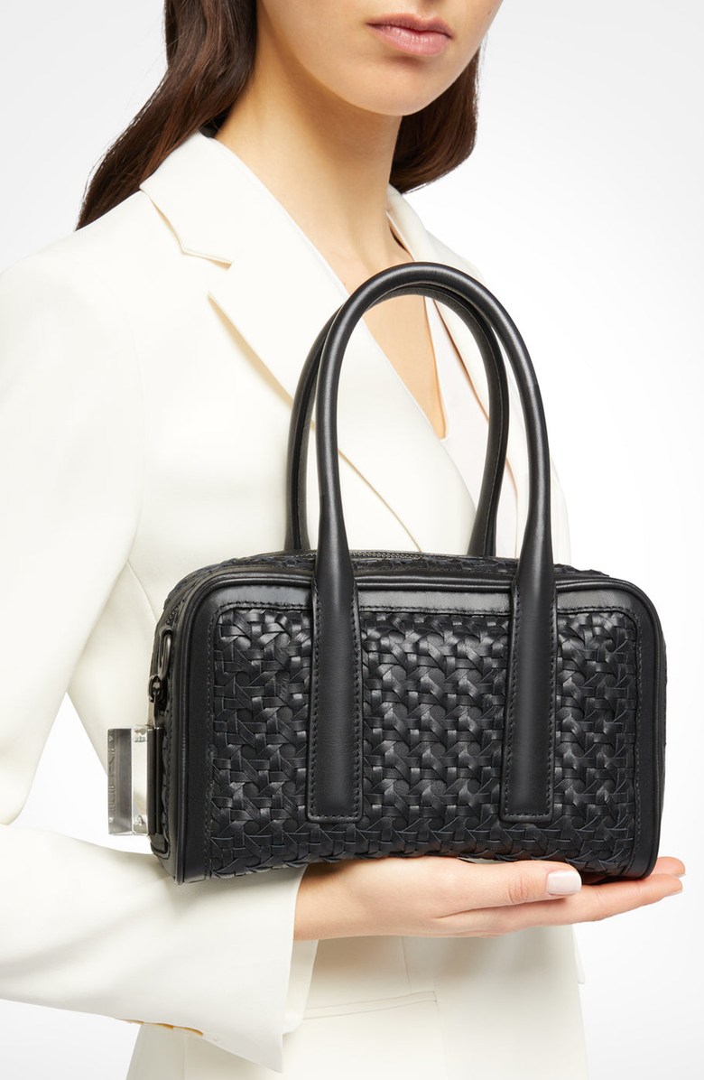 Aviteur Cristallino Handbag, Alternate, color, Black