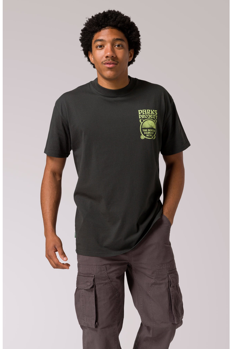 Dark Sky Scale Tee, Main, color, Vintage Black