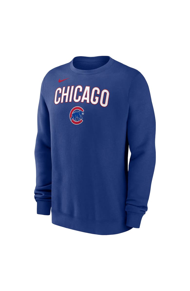 Nike Men's Nike Royal Chicago Cubs Pullover Sweatshirt, Alternate, color, Royal