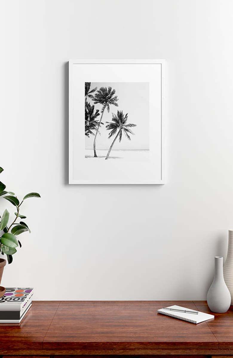 Deny Designs Island Framed Art Print, Alternate, color, Black-White