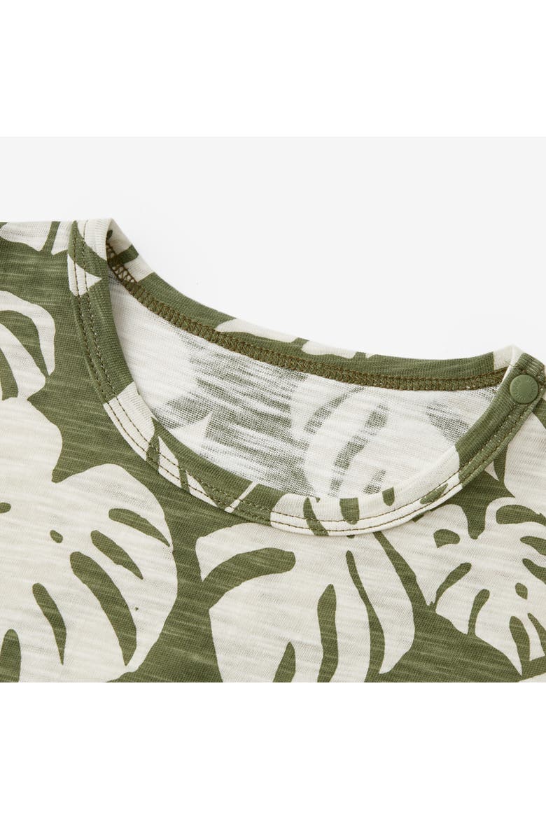 Slub Cotton Pocket Tee, Alternate, color, Island Leaf Silhouette