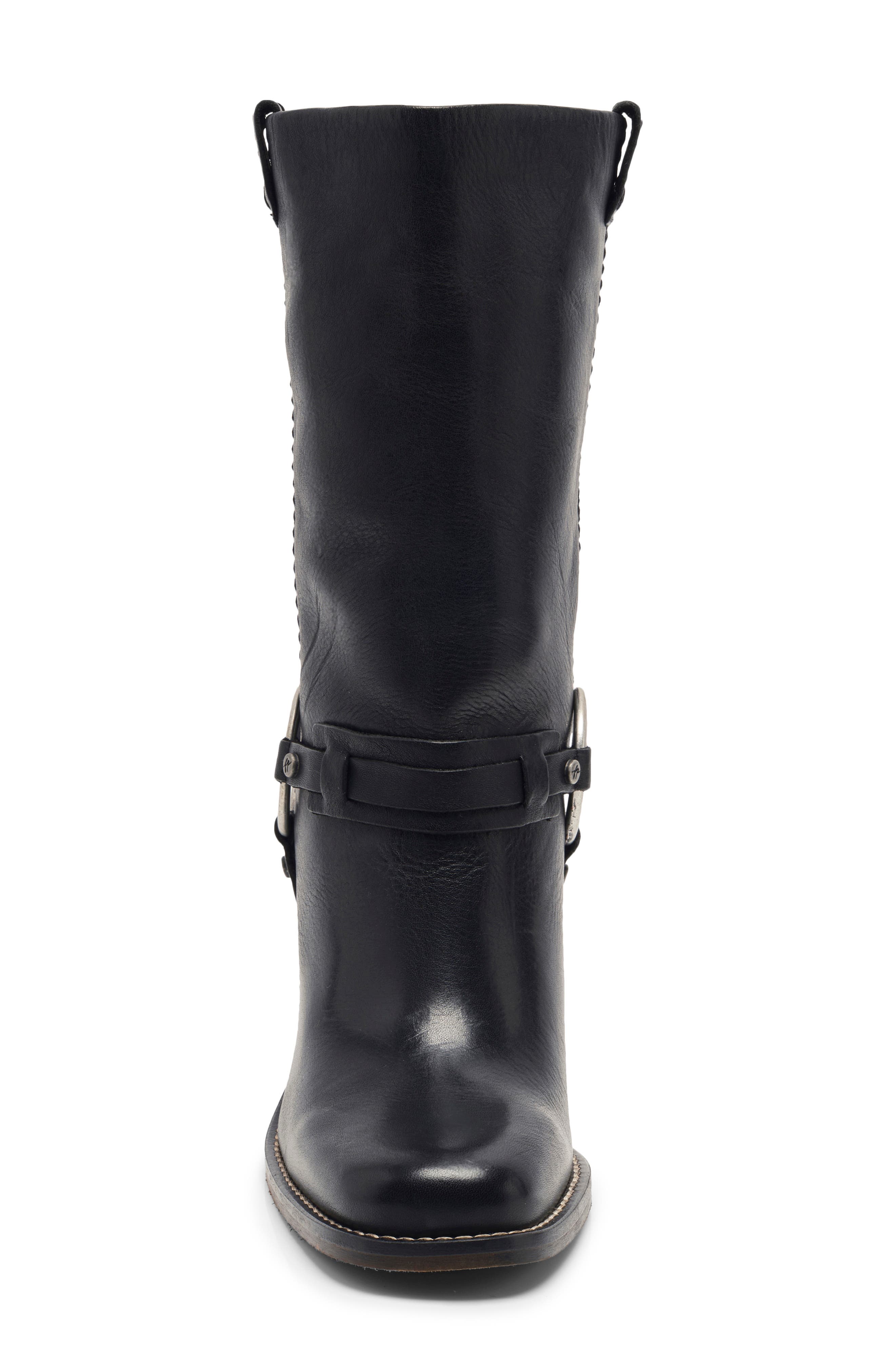 Free People Hayden Harness Bootie, Alternate, color, Black Leather