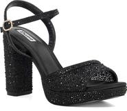 Dune London Mesmerizing Ankle Strap Platform Sandal