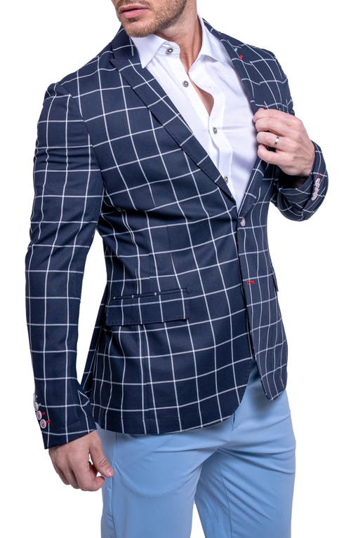 Maceoo Descartes Ascension2115 Unconstructed Blazer In Blue