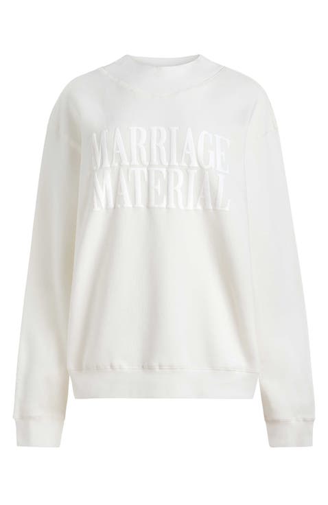 Marriage Material Mockneck