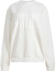 BRIDEMERCH Marriage Material Mockneck