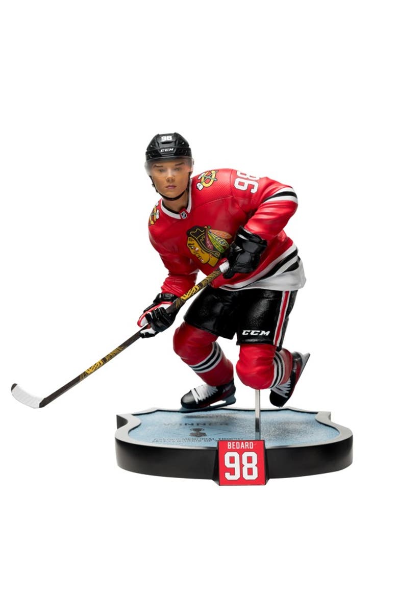 Connor Bedard (Chicago Blackhawks) McFarlane NHL 16th Scale Resin Statue, Main, color, Multi-Color