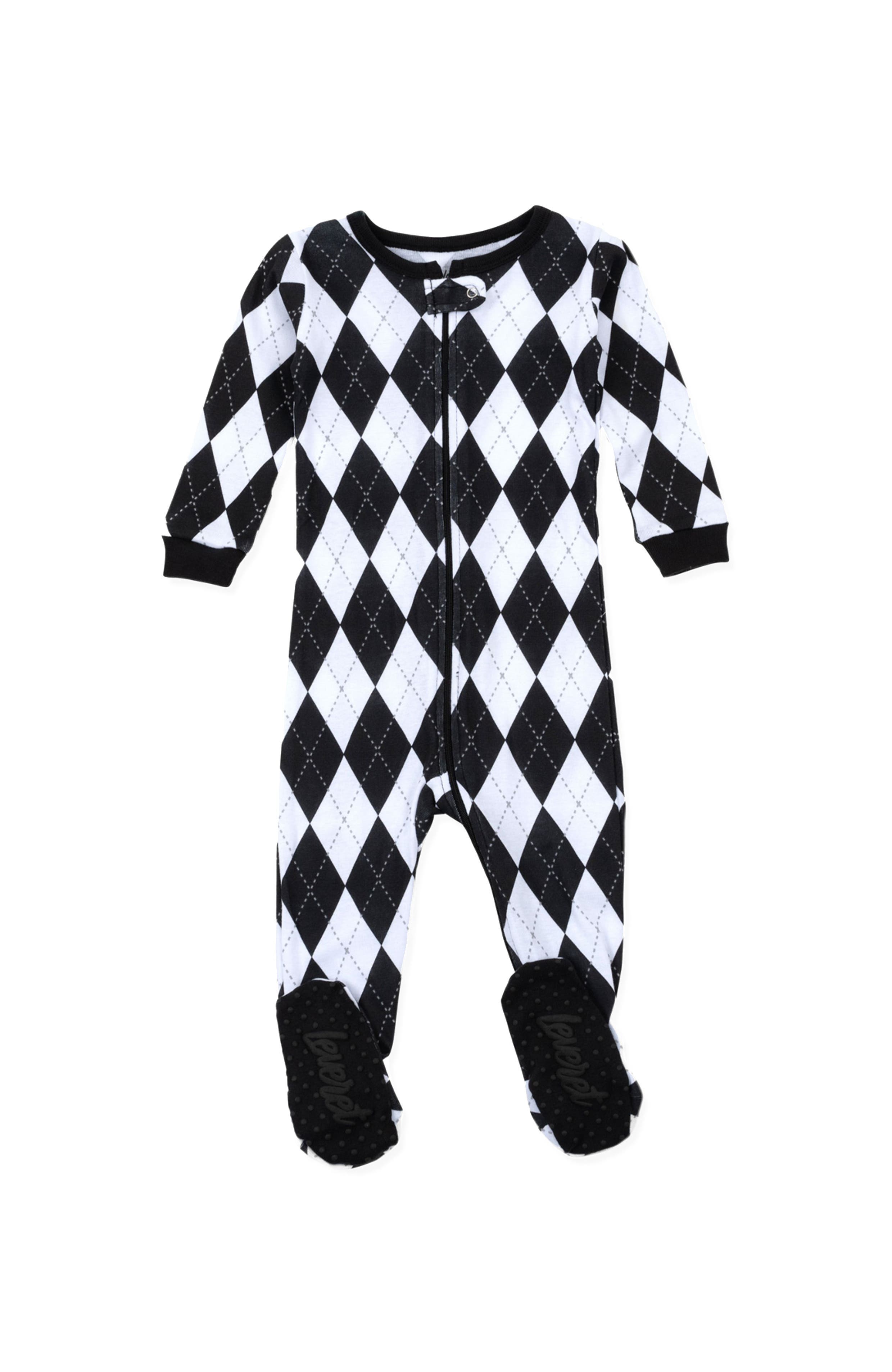 Argyle Black & White