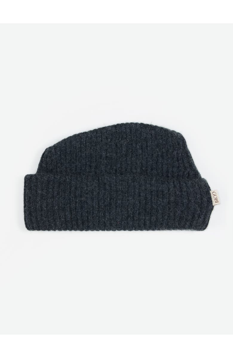 Gobi Cashmere Unisex Cashmere Grandpa Hat, Main, color, Charcoal