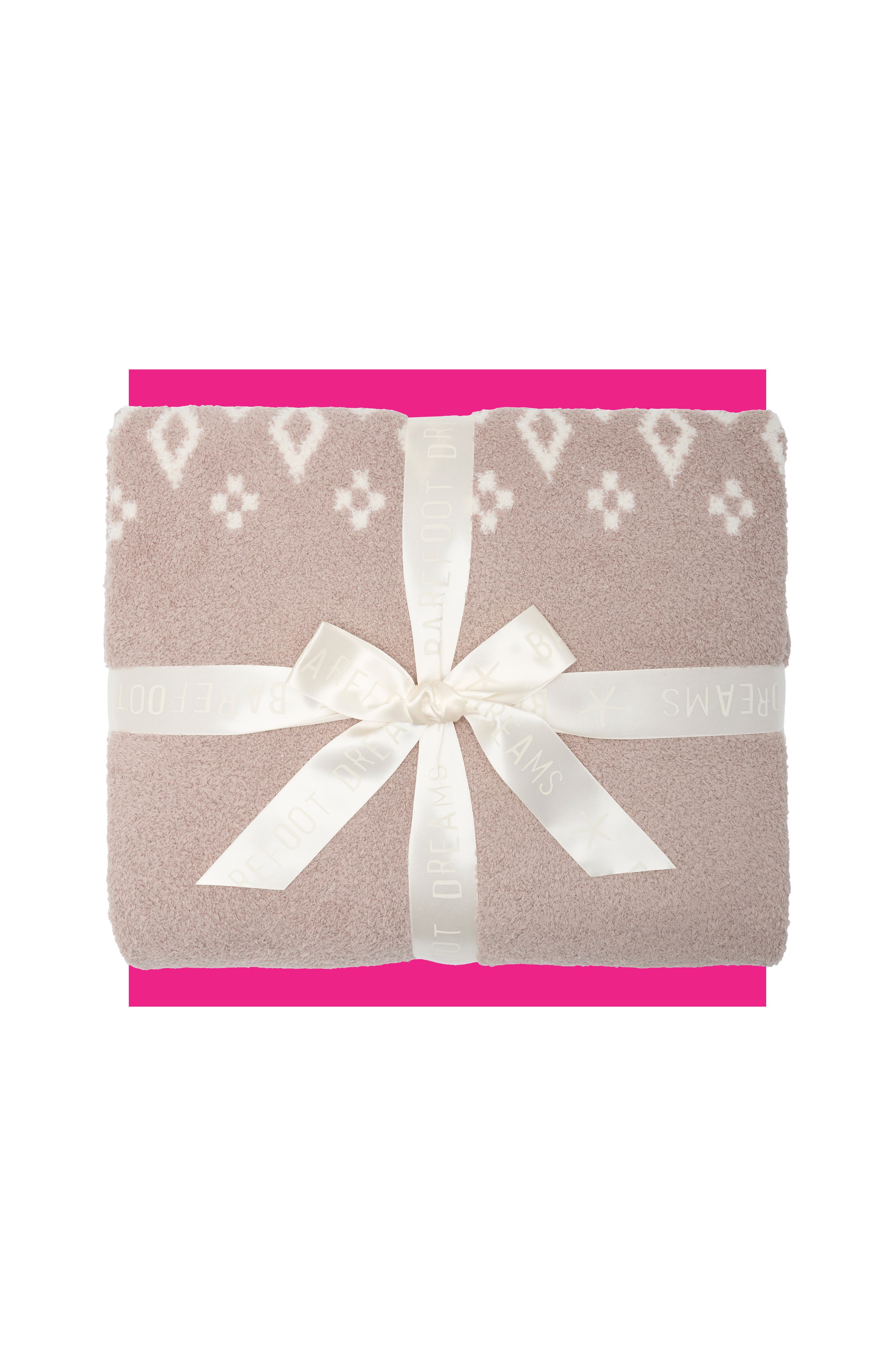 CozyChic Fair Isle Diamond Throw Blanket