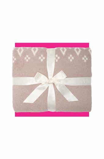 CozyChic Fair Isle Diamond Throw Blanket