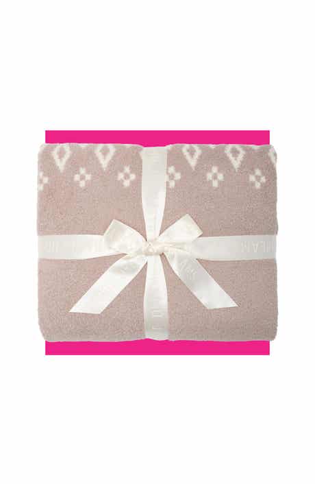 CozyChic Fair Isle Diamond Throw Blanket