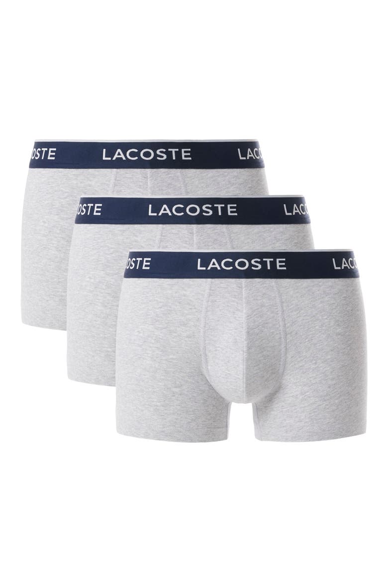 3-Pack Stretch Cotton Boxer Briefs, Alternate, color, SILVER CHINE