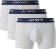 Lacoste 3-Pack Stretch Cotton Boxer Briefs
