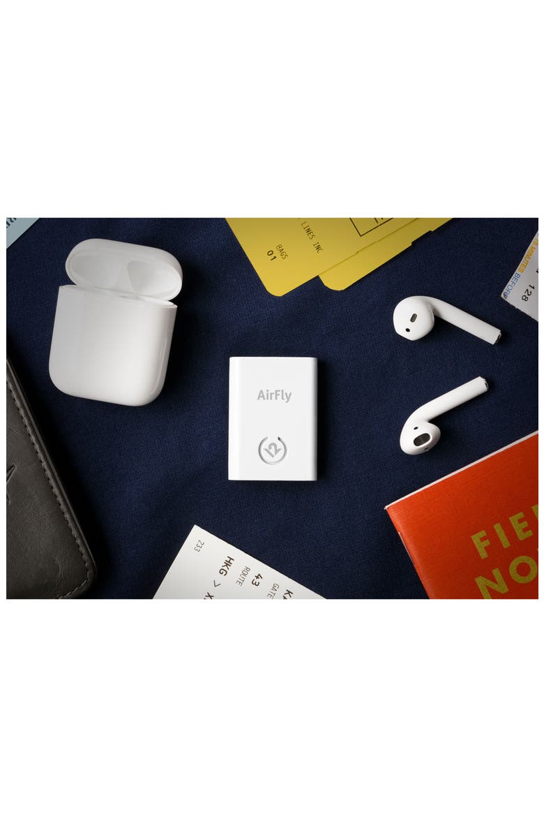 AirFly Wireless Headphone Bluetooth Adapter, Alternate, color, WHITE
