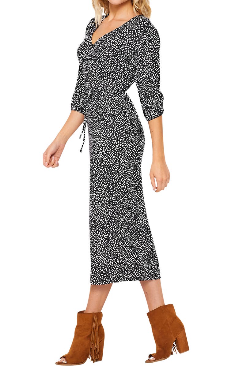 Velvet Torch Ditsy Floral Maxi Dress, Alternate, color, 