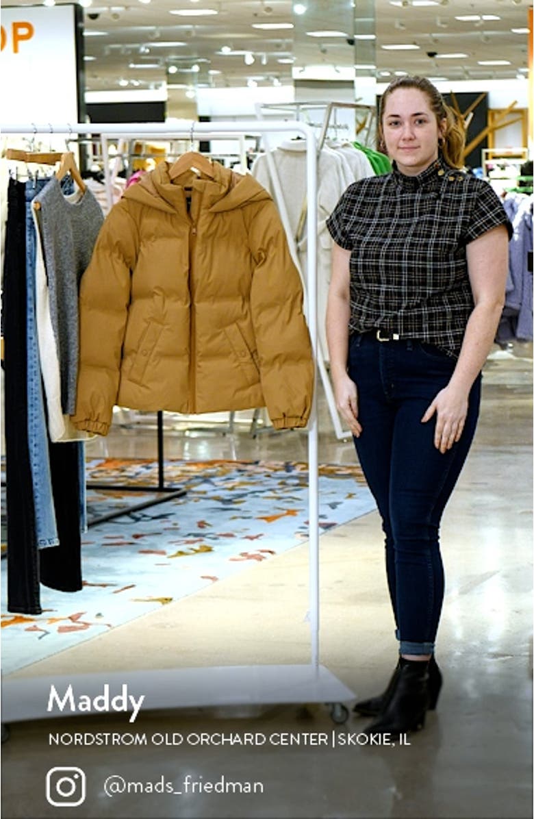 Noe Hooded Puffer Coat, sales video thumbnail