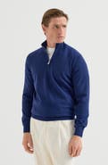 Brunello Cucinelli Cashmere sweater with half zip
