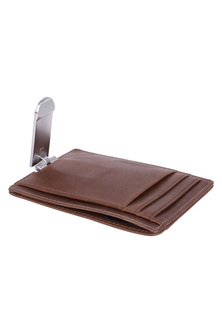 American Lodge Front Pocket Money Clip Wallet, Alternate, color, COGNAC