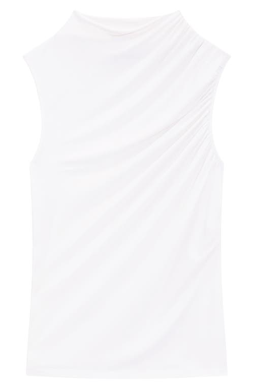 Shop Theory Cowl Neck Shell In Ivory