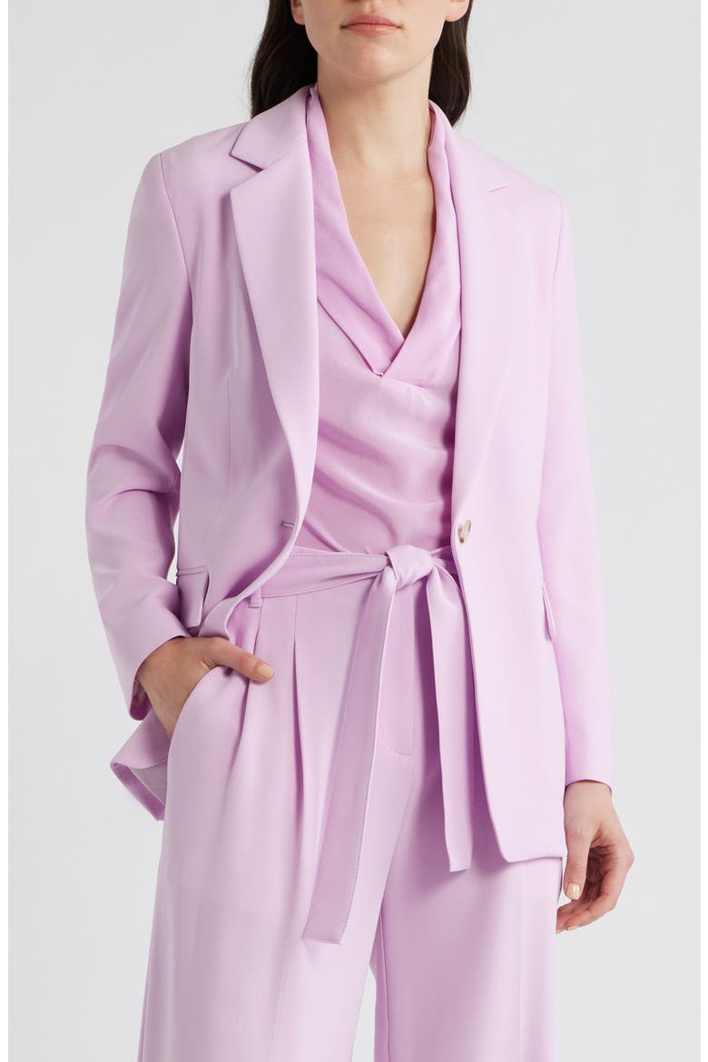 Jocaluah One-Button Jacket, Main, color, SAKURA ROSE