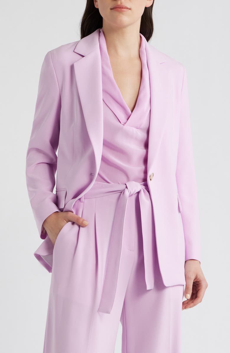 BOSS Jocaluah One-Button Jacket, Main, color, Sakura Rose