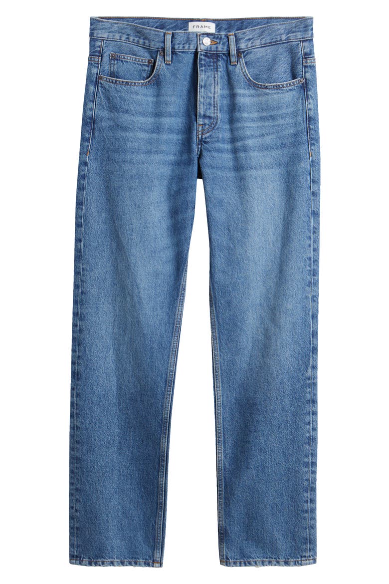 The Straight Leg Jeans, Alternate, color, BLUE GOLD