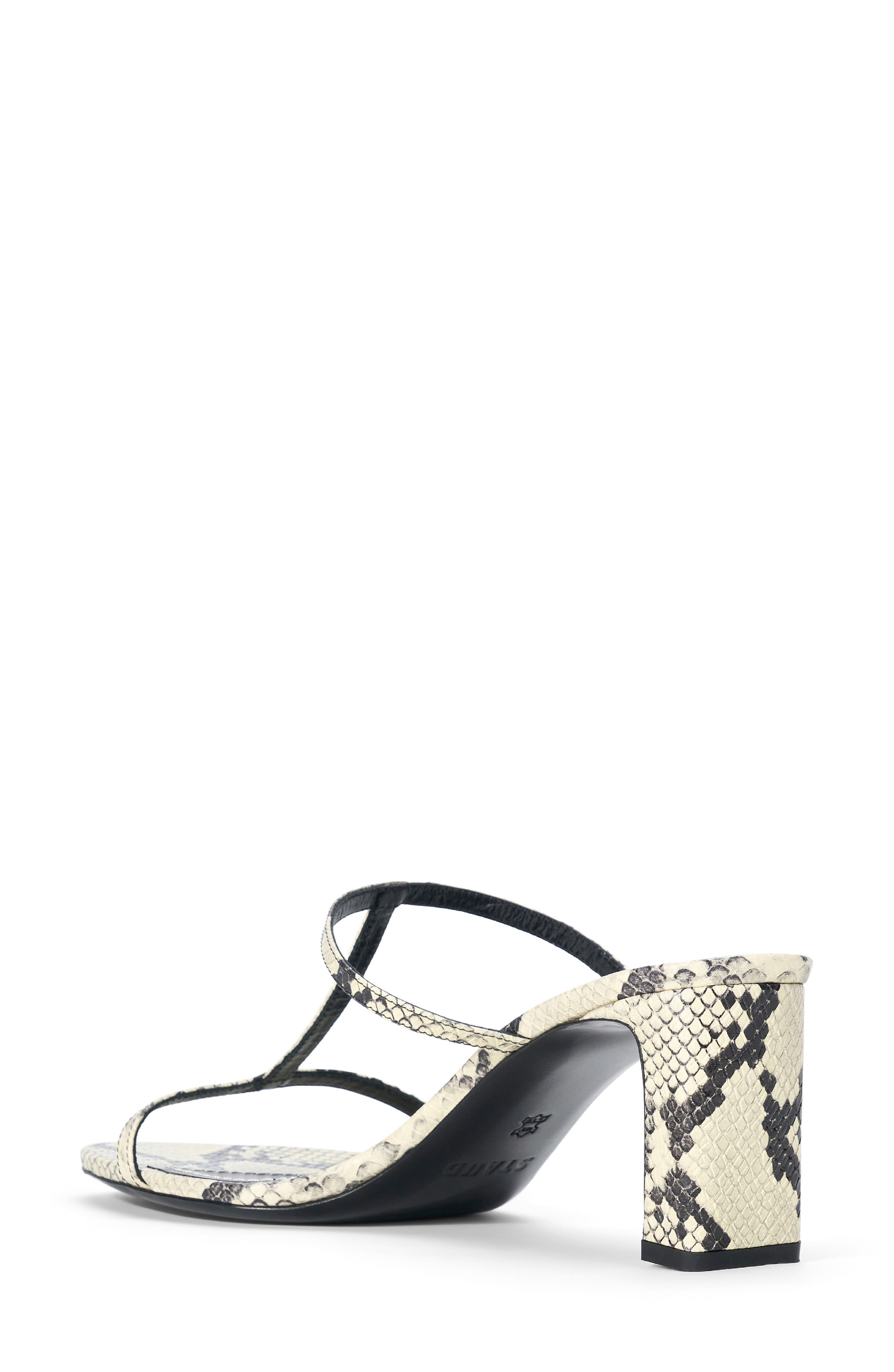 STAUD Talita Sandal, Alternate, color, White Snake