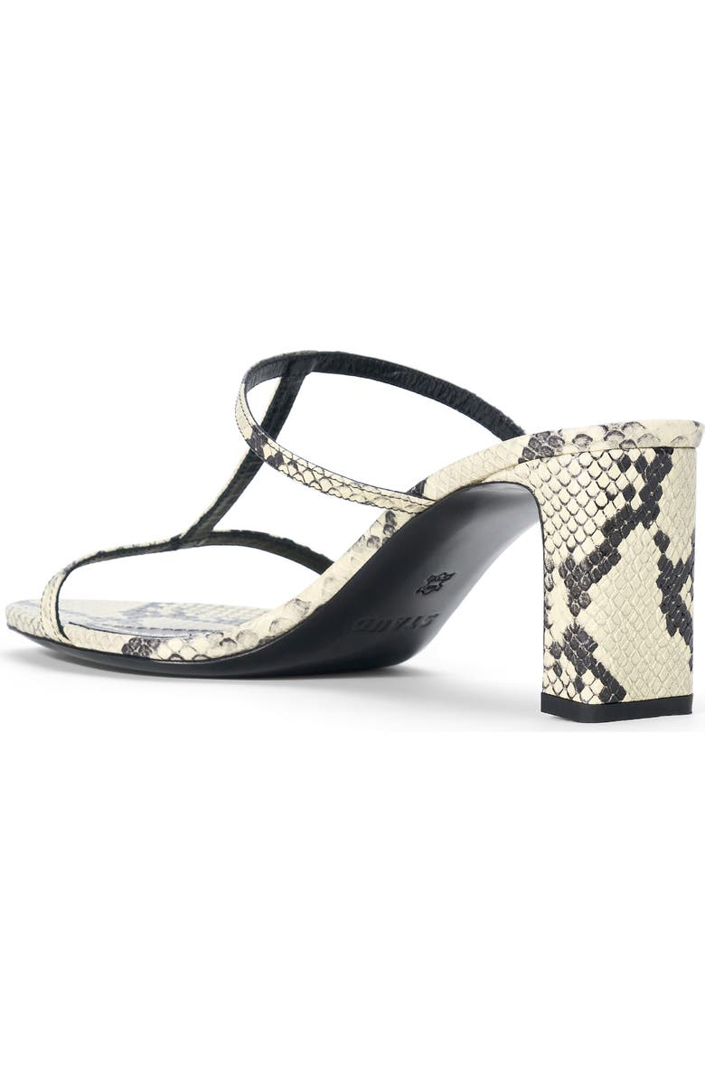 STAUD Talita Sandal, Alternate, color, White Snake