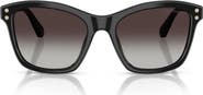 Swarovski 54mm Gradient Square Sunglasses