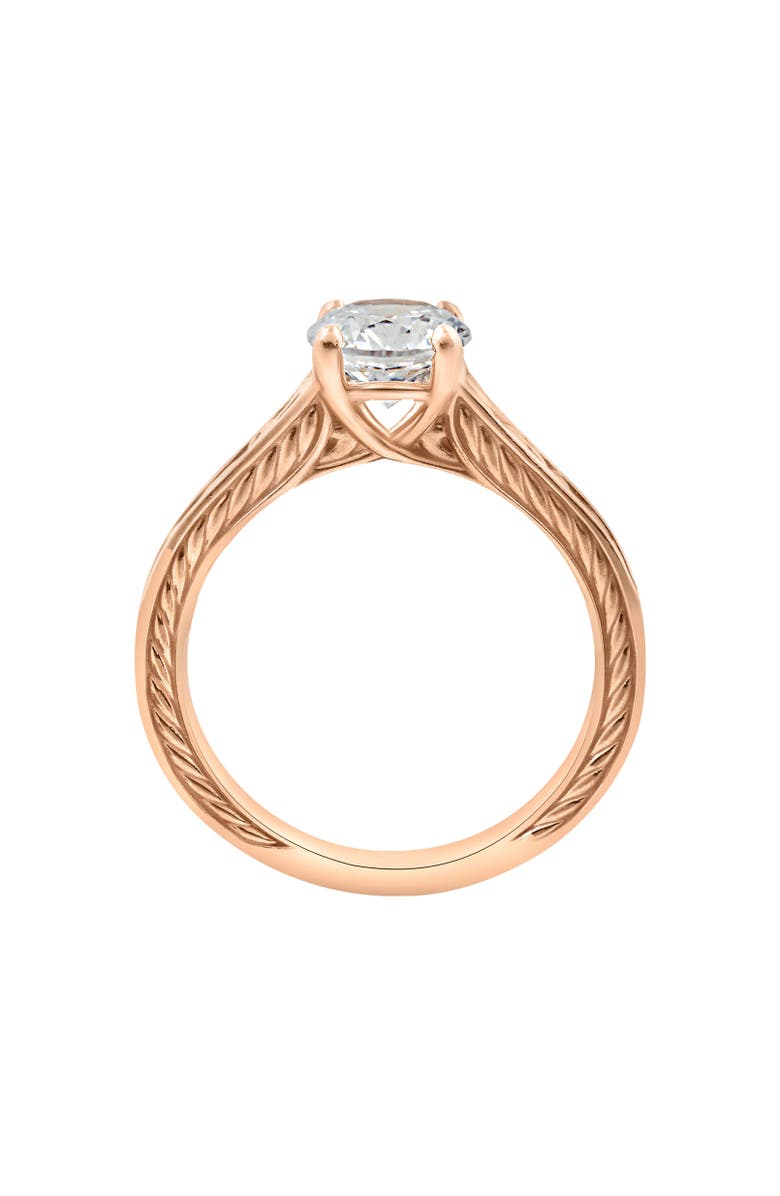 Bliss Diamond 1ct Diamond Solitaire 14k Gold   Engagement Ring Art Deco Lab Grown, Alternate, color, 