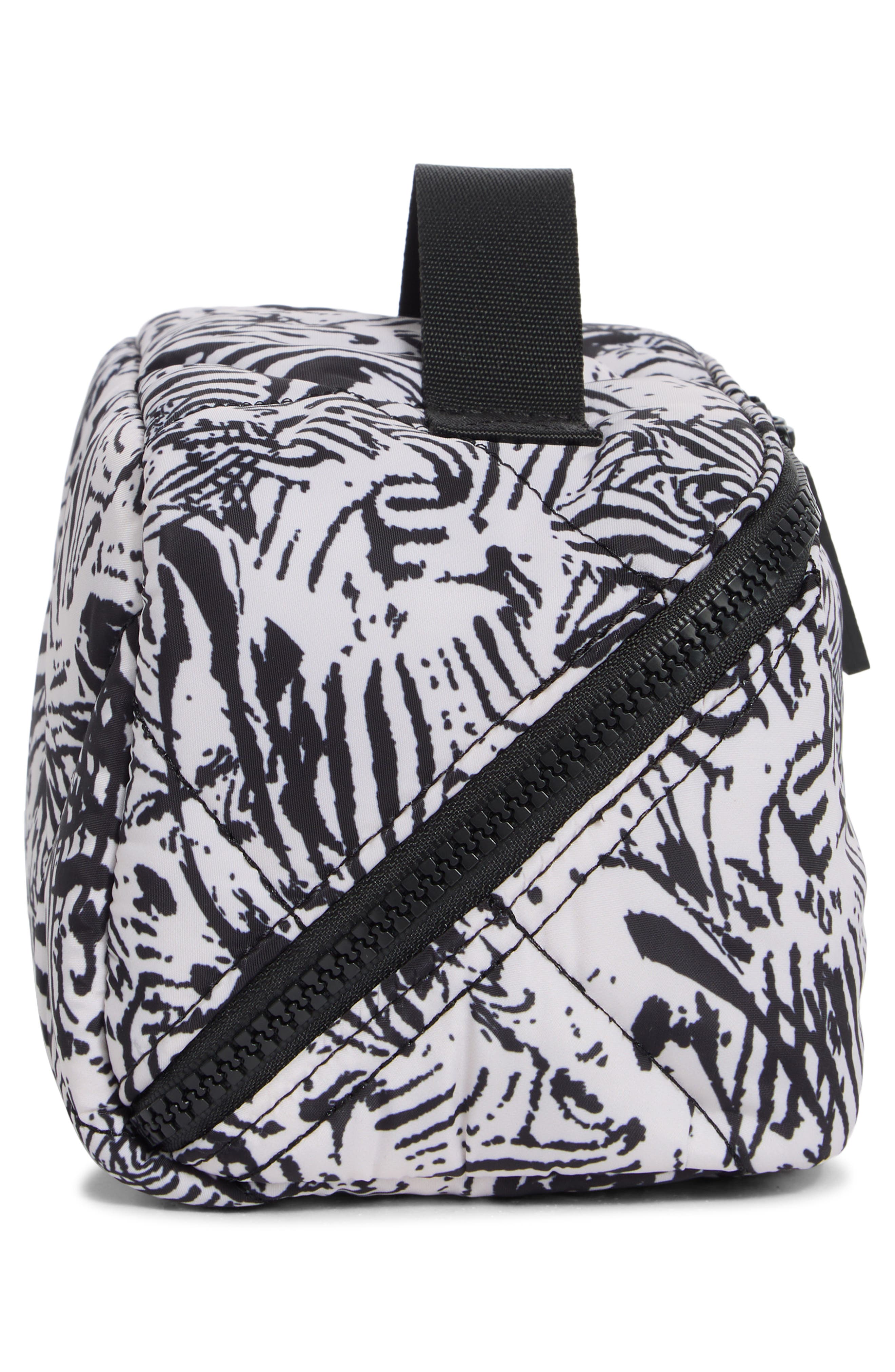 Quilted Fold Out Case, Alternate, color, ZEBRA