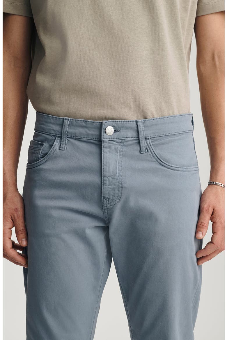 Matt Relaxed Straight Leg Twill Pants, Alternate, color, STEEL TWILL