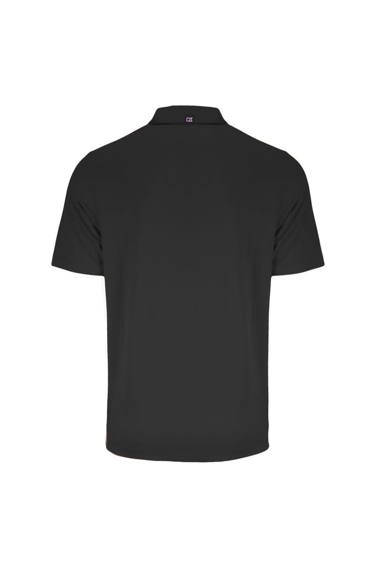 Men's Cutter & Buck  Black Ohio State Buckeyes Primary Logo Forge Eco Stretch Recycled Polo, Alternate, color, Black