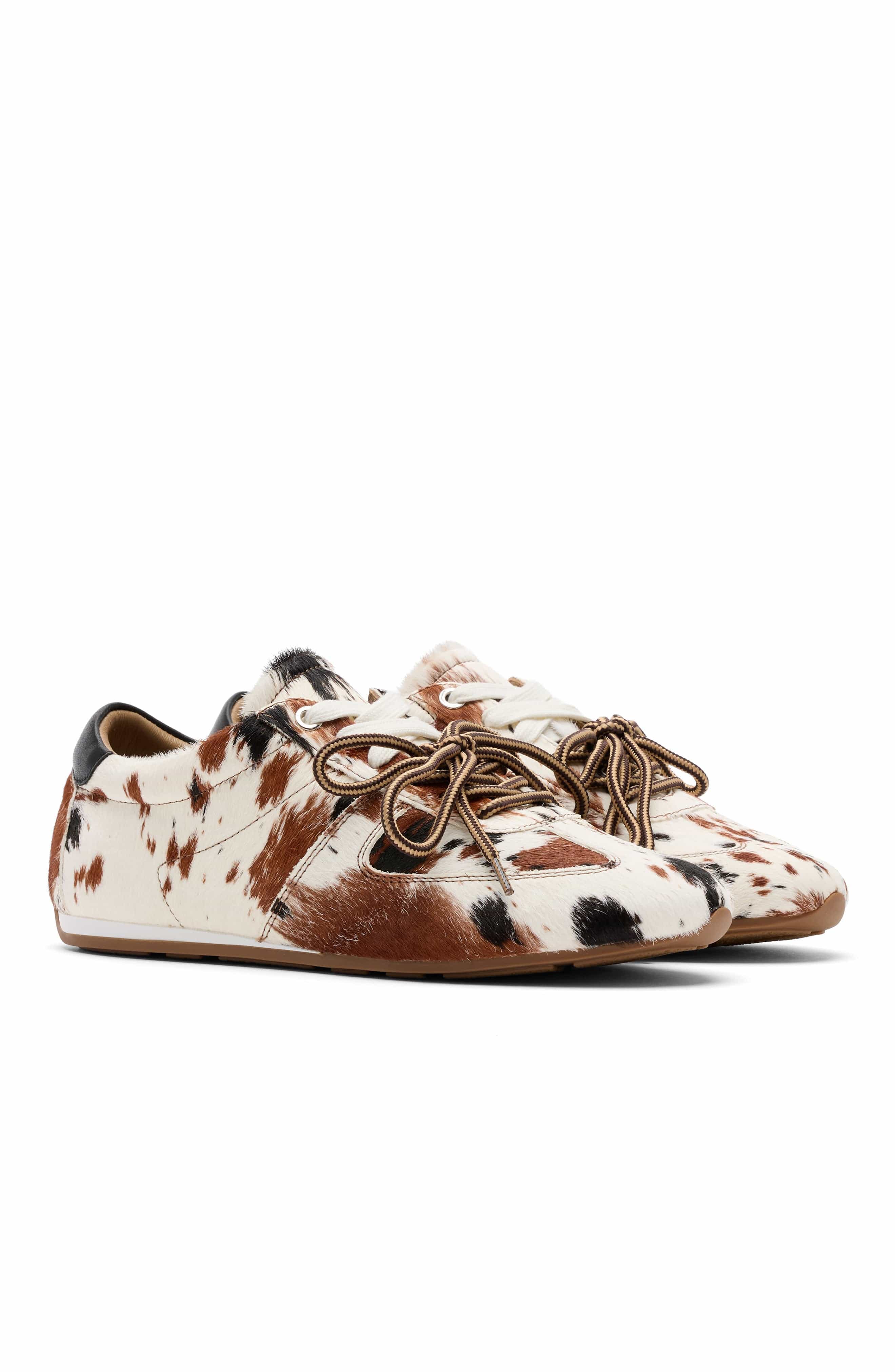 MARC NOLAN Colette Lace-Up Sneakers, Alternate, color, Dark Horse