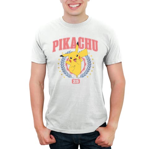 Men's Pokemon Collegiate Pikachu 25  Graphic T-Shirt
