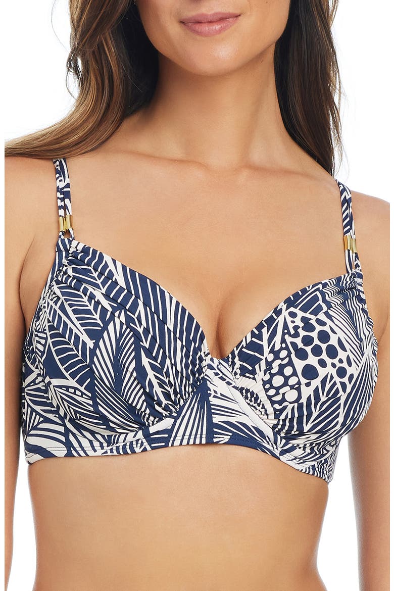 Bali Breeze D-Cup Underwire Bikini Top, Alternate, color, MIDNIGHT