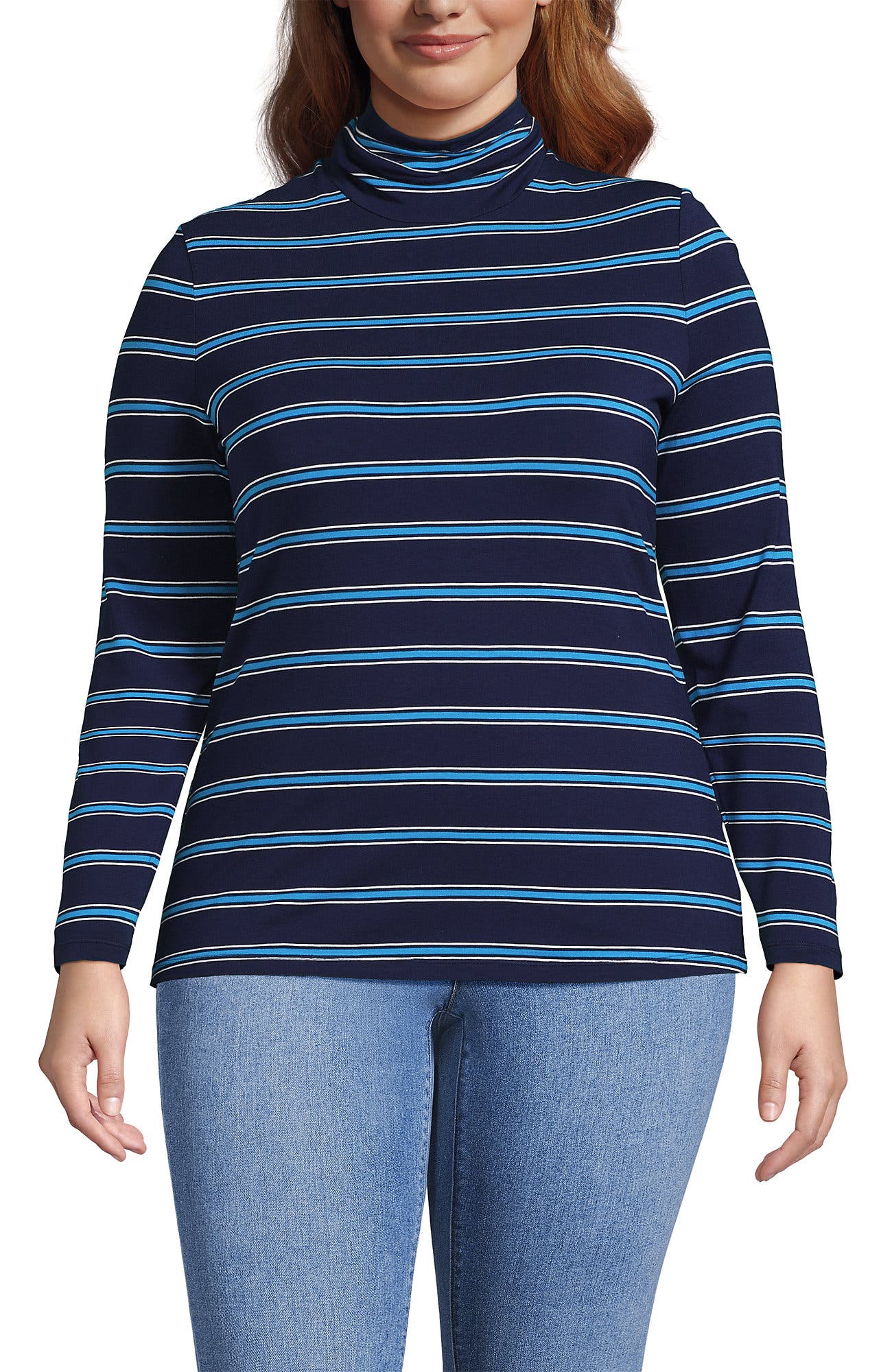 Deep Sea/Cyan Stripe