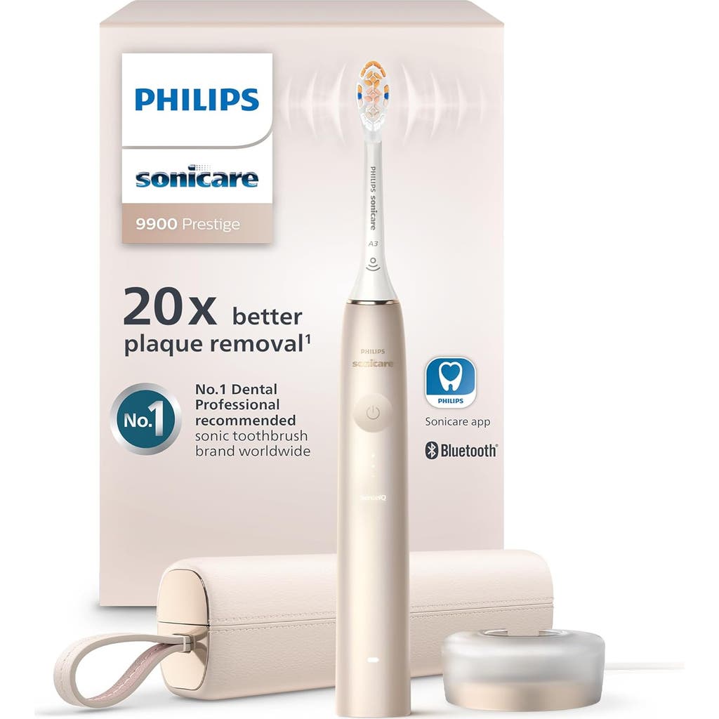 Philips Sonicare Diamondclean 9900 Prestige Toothbrush Senseiq App In Gold