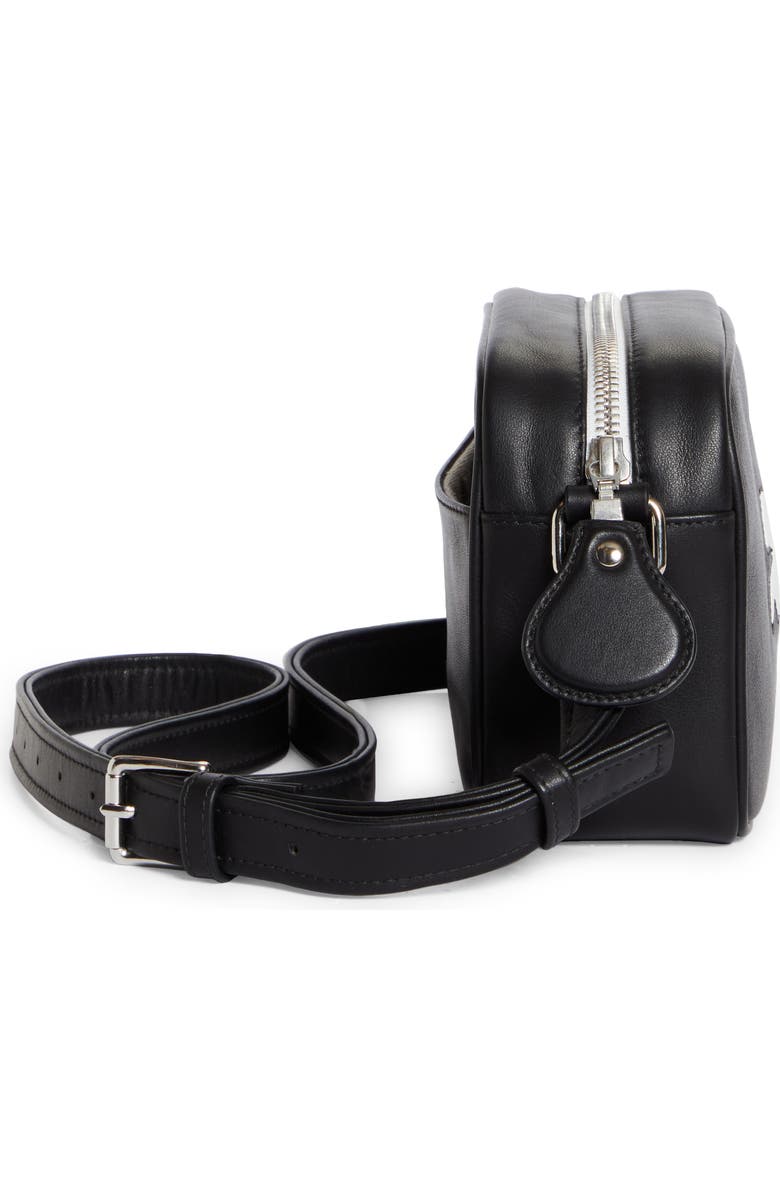 Courrèges Leather Crossbody Camera Bag, Alternate, color,