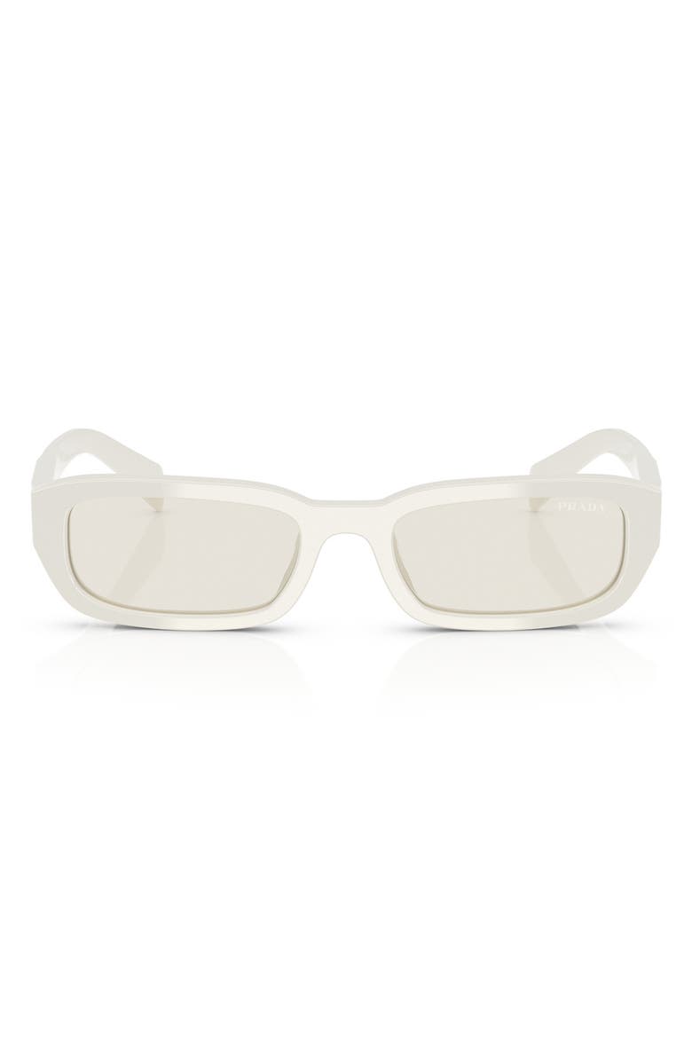 Prada 53mm Rectangular Sunglasses, Main, color,