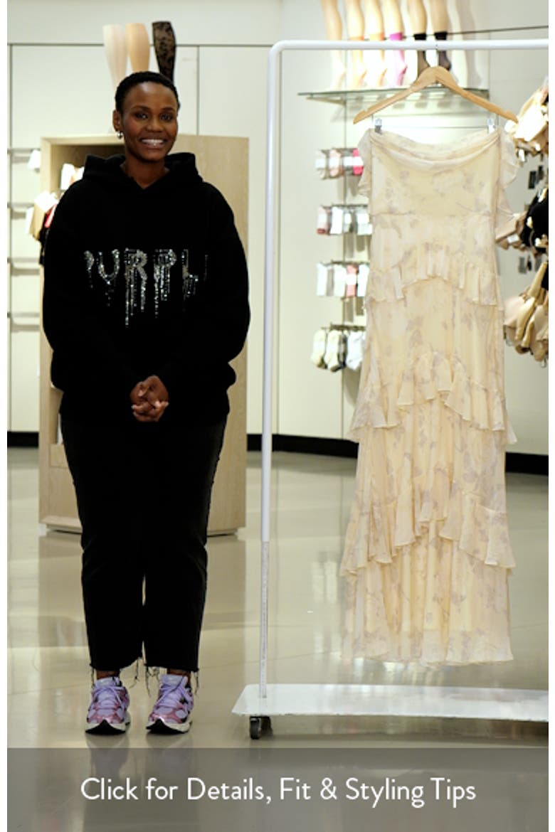 Olivia Tiered Ruffle Chiffon Gown video