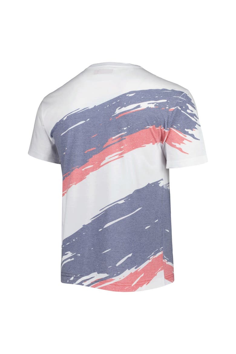 Men's Mitchell & Ness White Howard Bison Paintbrush Sublimated T-Shirt, Alternate, color, White