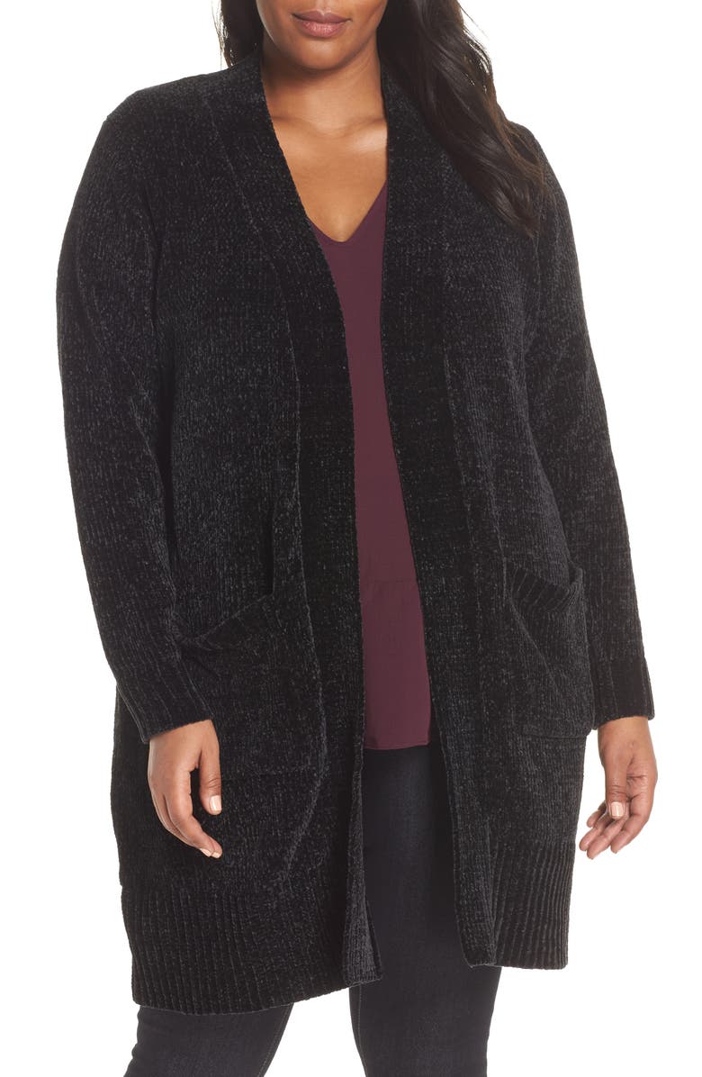 MICHAEL Michael Kors Chenille Cardigan, Main, color,
